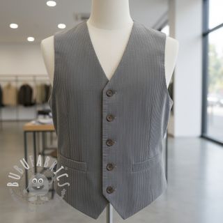 Velluto a coste 6W COTTON TOUCH dark grey