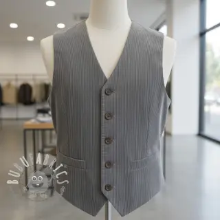 Velluto a coste 6W COTTON TOUCH dark grey