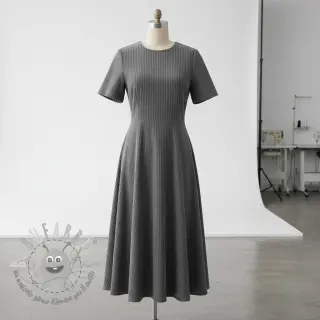 Velluto a coste 6W COTTON TOUCH dark grey