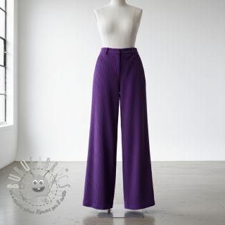 Velluto a coste 6W COTTON TOUCH purple