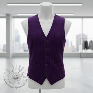 Velluto a coste 6W COTTON TOUCH purple