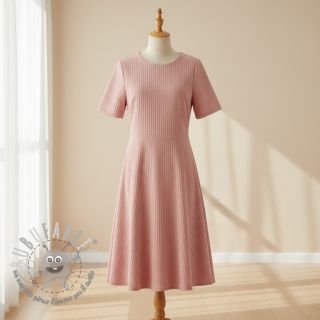 Velluto a coste 6W COTTON TOUCH rose