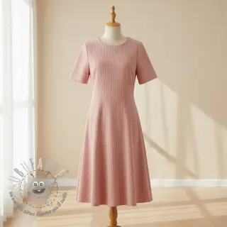 Velluto a coste 6W COTTON TOUCH rose