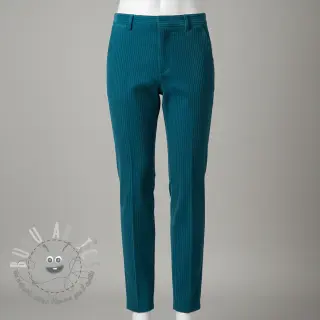 Velluto a coste 6W COTTON TOUCH aqua