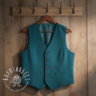 Velluto a coste 6W COTTON TOUCH aqua