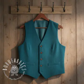 Velluto a coste 6W COTTON TOUCH aqua