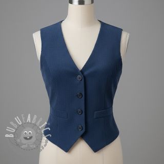 Velluto a coste 6W COTTON TOUCH blue