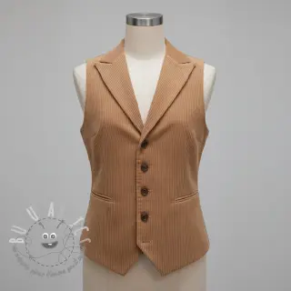 Velluto a coste 6W COTTON TOUCH light brown