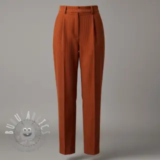 Velluto a coste 6W COTTON TOUCH rust
