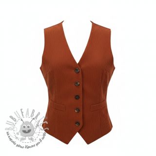 Velluto a coste 6W COTTON TOUCH rust