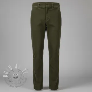 Velluto a coste 6W COTTON TOUCH camo green