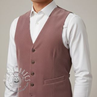 Velluto a coste 6W COTTON TOUCH dark rose