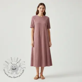 Velluto a coste 6W COTTON TOUCH dark rose