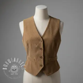 Velluto a coste 6W COTTON TOUCH taupe
