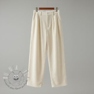 Velluto a coste 6W COTTON TOUCH ecru