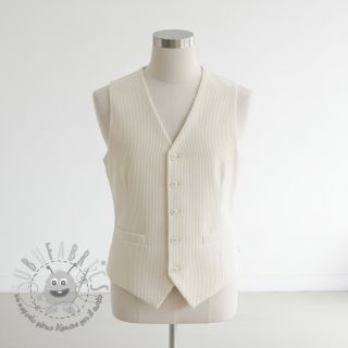 Velluto a coste 6W COTTON TOUCH ecru