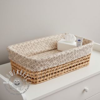 Velluto a coste STRETCH Little dino light sand