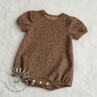 Velluto a coste STRETCH Little dino taupe