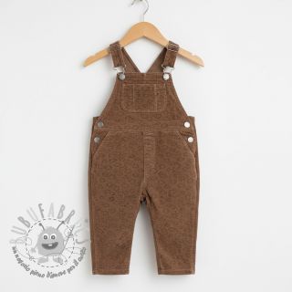 Velluto a coste STRETCH Little clouds taupe