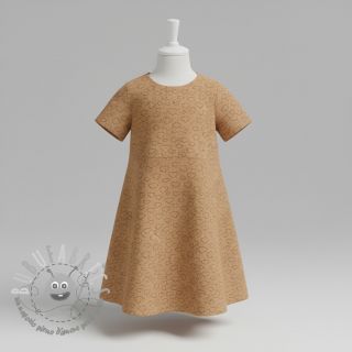 Velluto a coste STRETCH Little clouds sand