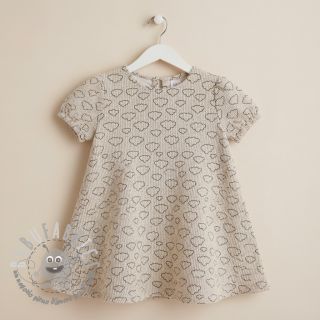 Velluto a coste STRETCH Little clouds light sand