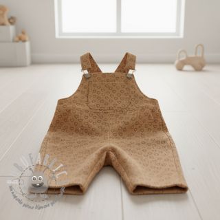 Velluto a coste STRETCH Little love sand