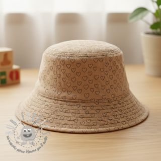 Velluto a coste STRETCH Little love sand