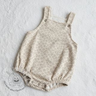 Velluto a coste STRETCH Little love light sand