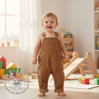 Velluto a coste STRETCH Little bunny sand