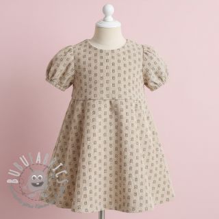 Velluto a coste STRETCH Little bunny light sand