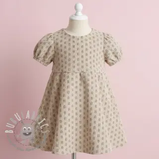 Velluto a coste STRETCH Little bunny light sand