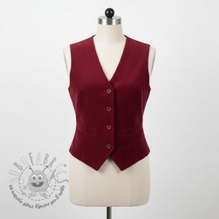 Velluto a coste wine red