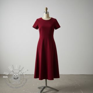 Velluto a coste wine red