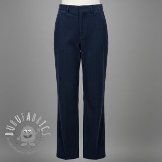 Velluto a coste dark cobalt