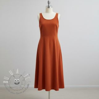 Velluto a coste terracotta