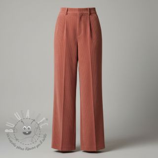 Velluto a coste dark rose