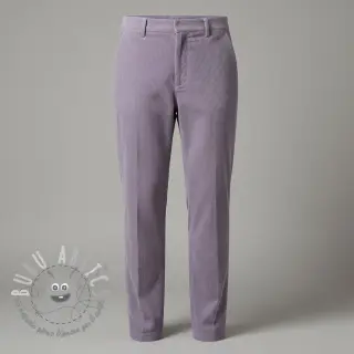 Velluto a coste lilac