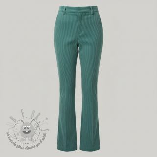 Velluto a coste light petrol