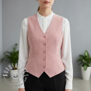 Velluto a coste rose