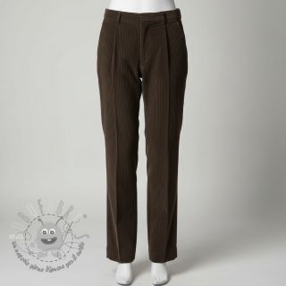 Velluto a coste dark brown