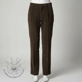Velluto a coste dark brown