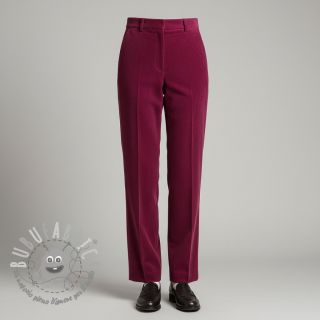 Velluto a coste dark pink