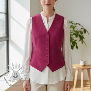 Velluto a coste dark pink