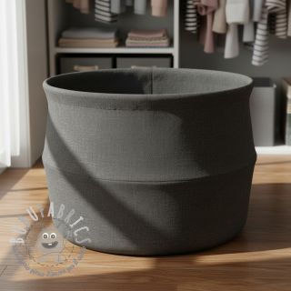 Tessuto CANVAS STONEWASHED dark grey