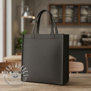 Tessuto CANVAS STONEWASHED dark grey