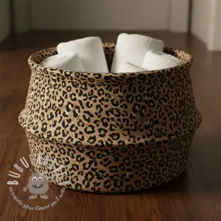 Tessuto decorativo Animal skin light brown digital print
