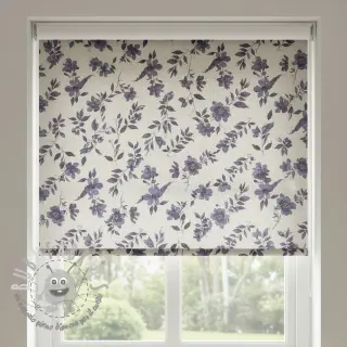 Tessuto decorativo Linenlook Night flowers digital print