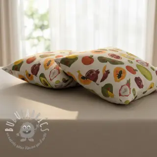 Tessuto decorativo Linenlook Fruit digital print