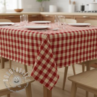 Tessuto decorativo Celestin LUREX rouge