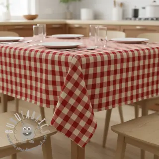 Tessuto decorativo Celestin LUREX rouge